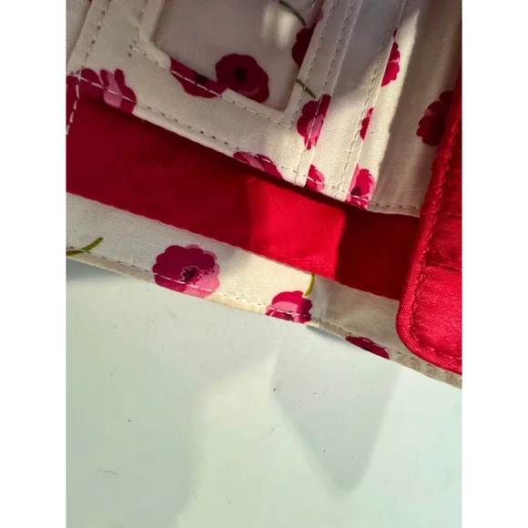 Vera Bradley Floral Wallet Beige Pink Small Women's - Picture 6 of 7